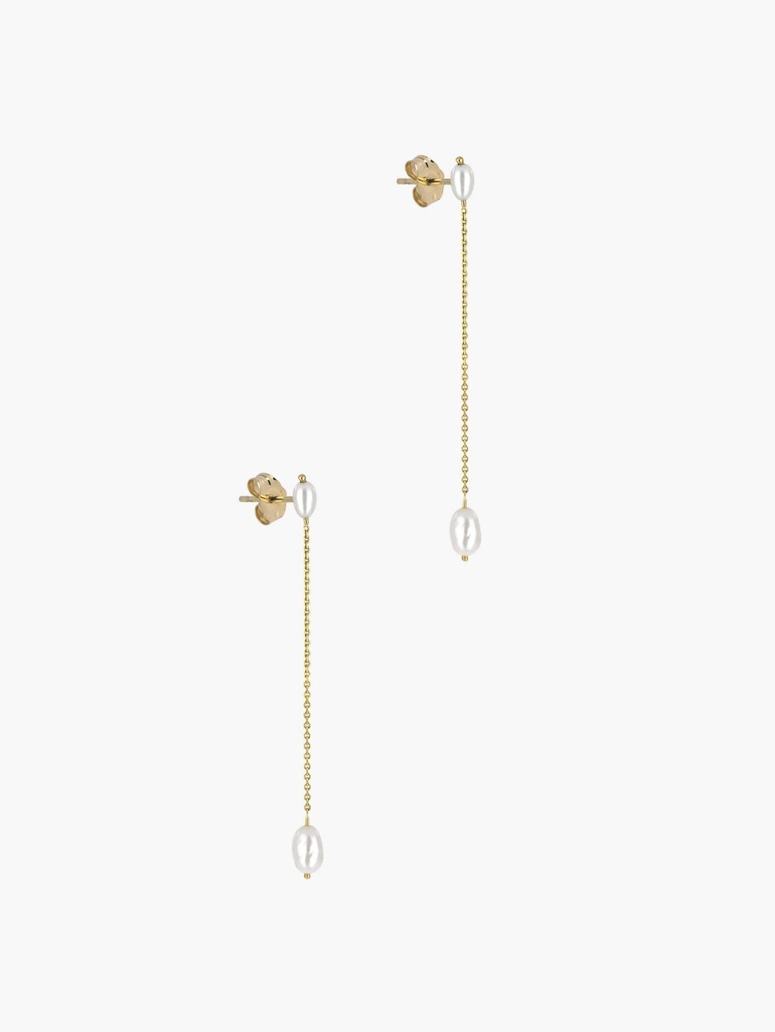 Long Pearl Shower Earrings