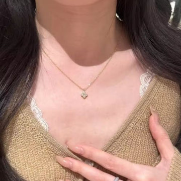 Diamond Flower Necklaces