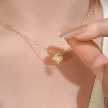 Flowers Necklace and Earrings