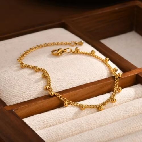 Gold thin chain Bracelets