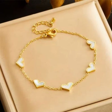 Heart pearl Bracelets