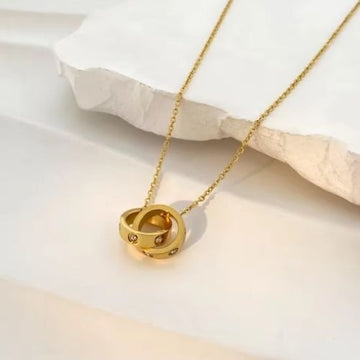 Double ring Necklaces