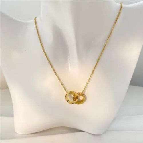 Double ring Necklaces