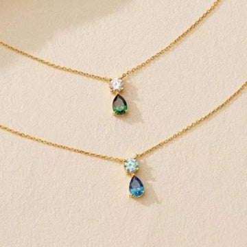 Blue Saffie Necklaces