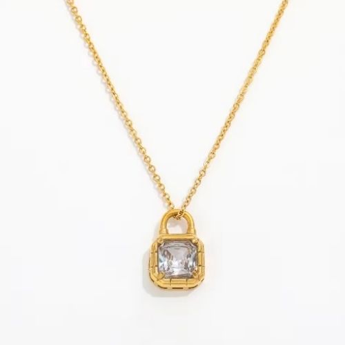 Log diamond Necklaces
