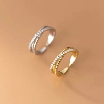 Two layers diamond Rings