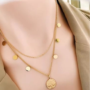 Two layers necklace