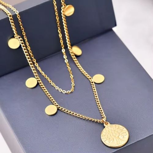 Two layers necklace