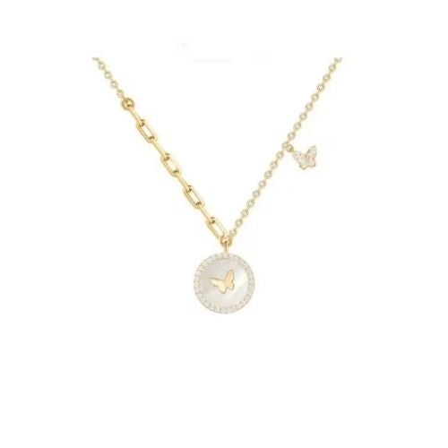 Flower circle Necklaces