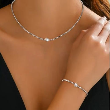 Bracelets and Necklaces Silver Chain