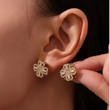 Clover Earrings and Rings